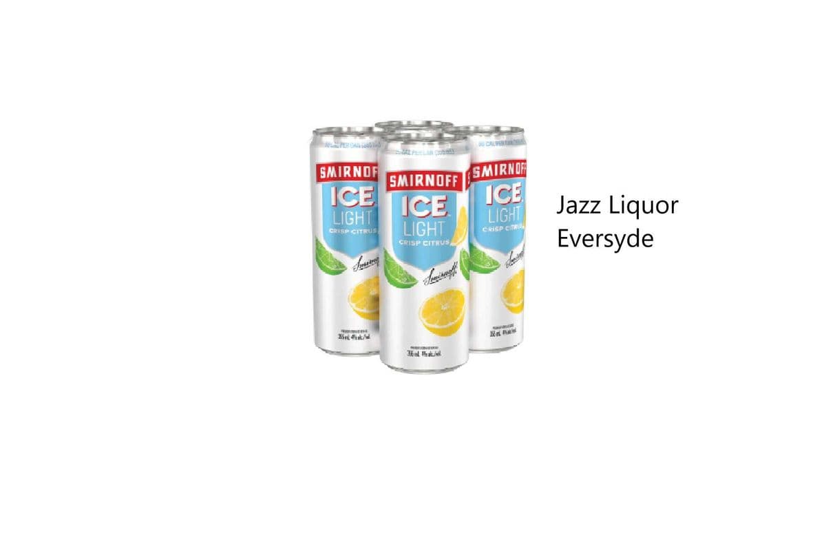SMIRNOFF ICE LIGHT CRISP CITRUS (1 x 4X355ML)