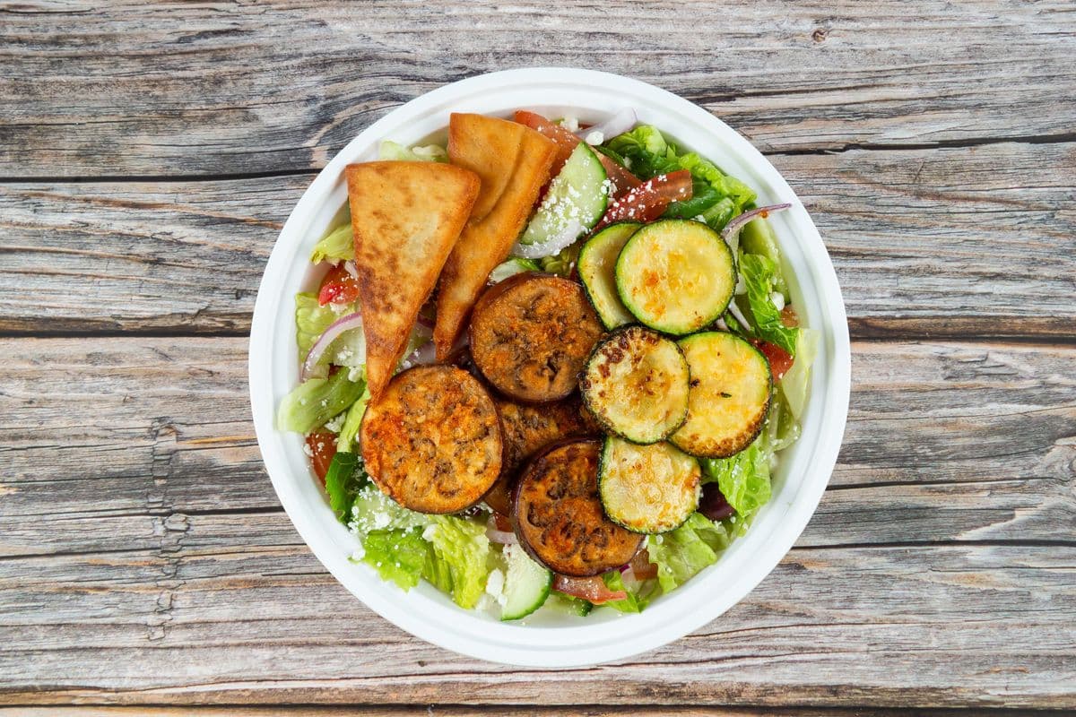 Zucchini Eggplant Salad