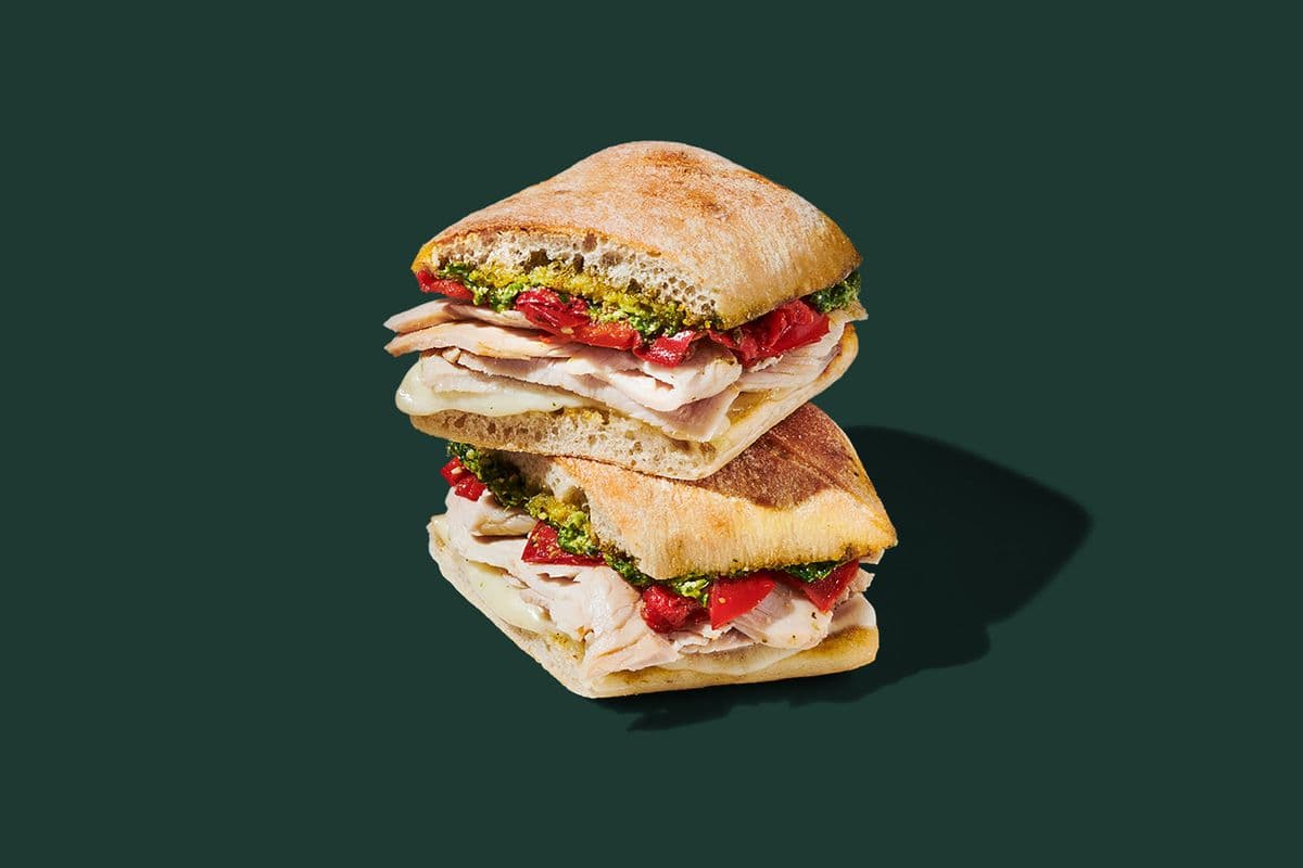 Turkey, Provolone & Pesto on Ciabatta
