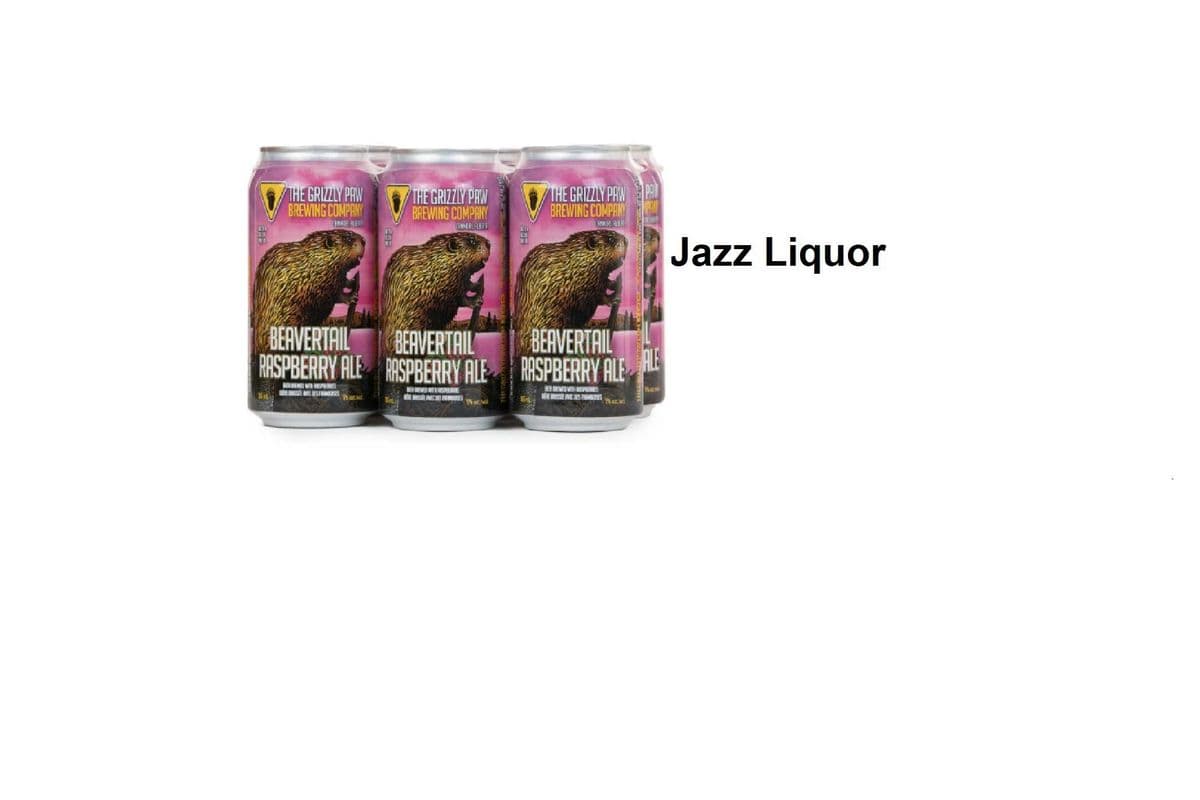 GRIZZLY PAW BEAVERTAIL RASPBERRY ALE 6 CANS (1 x 6x355ML)