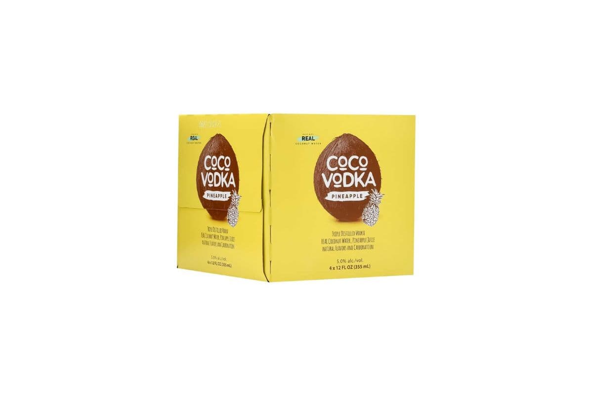 Coco Vodka Pineapple (4 Cans) (1 x 4x355ML)