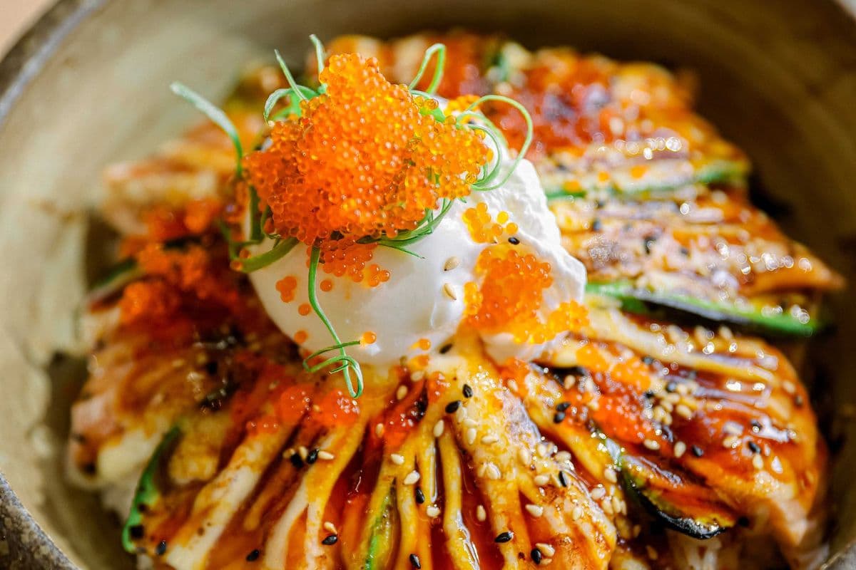 Seared Salmon Sunrise