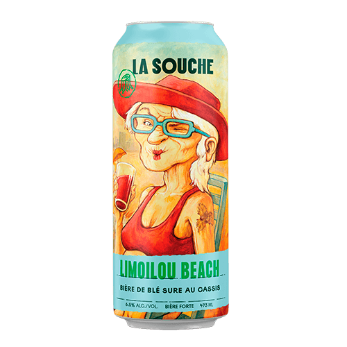 BIÈRE LA SOUCHE LIMOILOU BEACH 6.5% / LA SOUCHE LIMOILOU BEACH BEER 6.5%