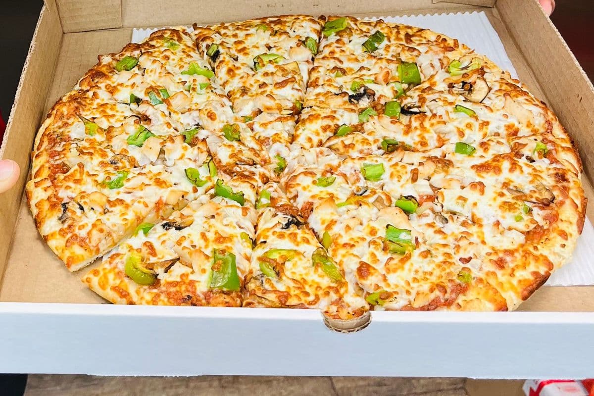 10" Chicken Deluxe Pizza and Choice of Second Pizza