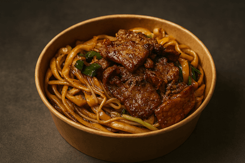 wMYST Signature Stir-Fried Sliced Noodle / W 招牌炒刀削麵