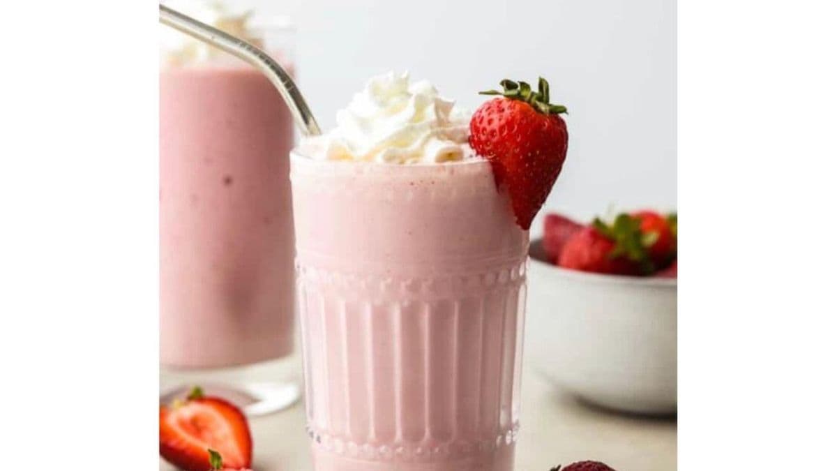 Strawberry Mania Ice Cream Shake (V)