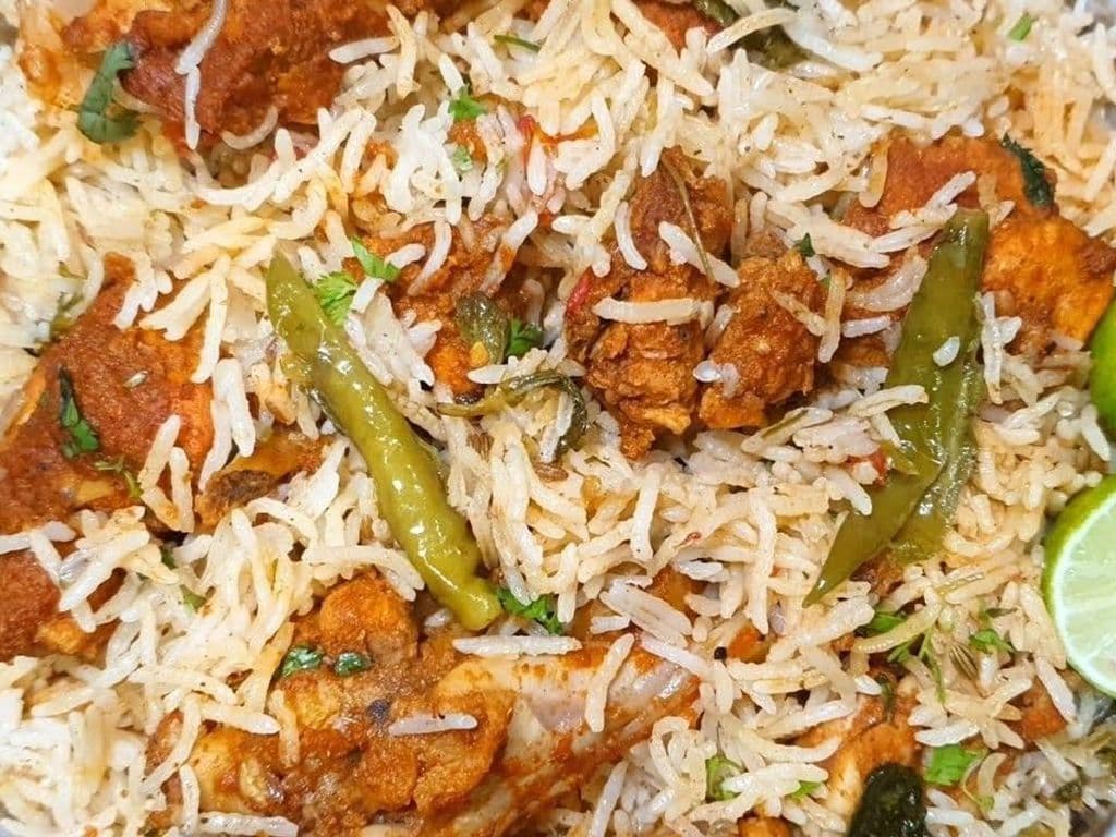 Fry Piece Chicken Pulav