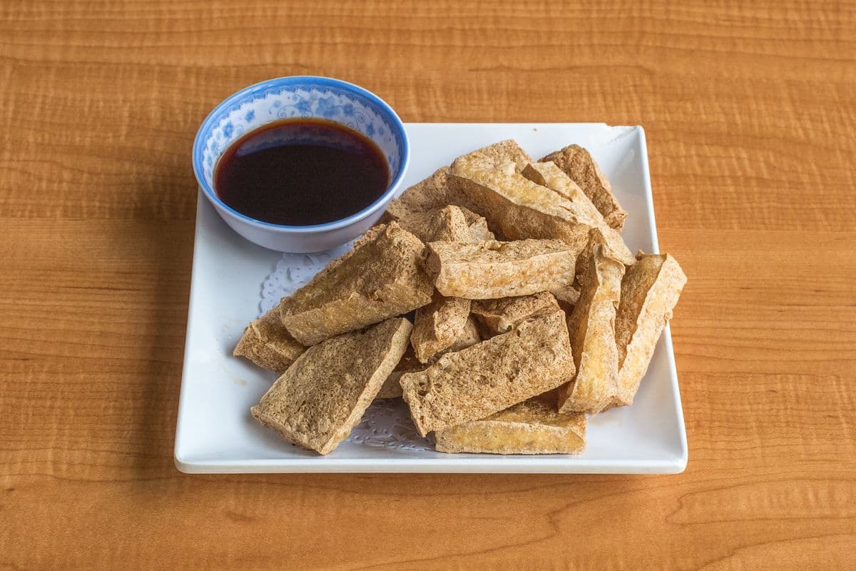 V506. Deep-Fried Tofu - Dau Hu Chien
