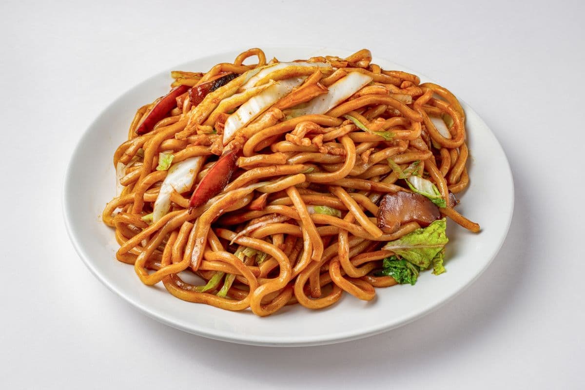 118. Shanghai Noodles with Shredded Pork and Veggies