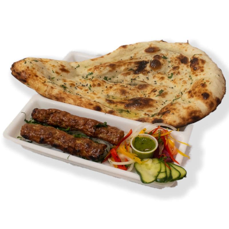 Kabab with Nan (2 Pc)