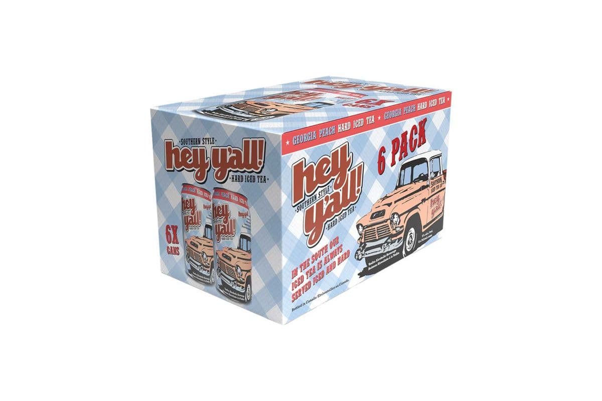 Hey Y'all Peach (6 Cans) (6 x 355ml)