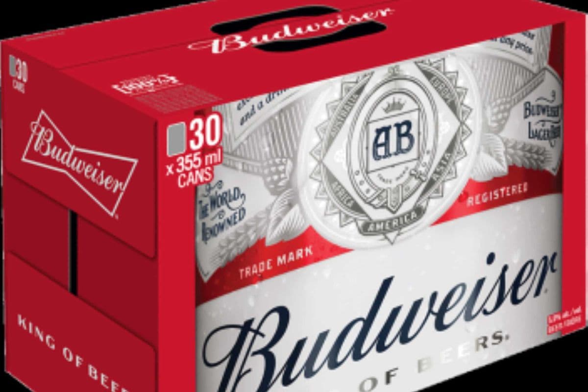 Budweiser LTO SALE!! Save $10.00 reg. $64.49 ends Aug. 31, 2026 (30 x 355 ml Cans)