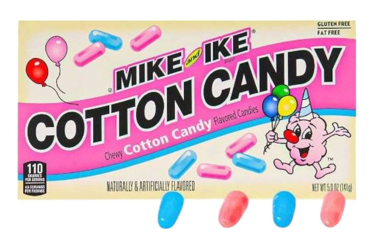 Mike & Ike Cotton Candy (120gm) (110 Cal)
