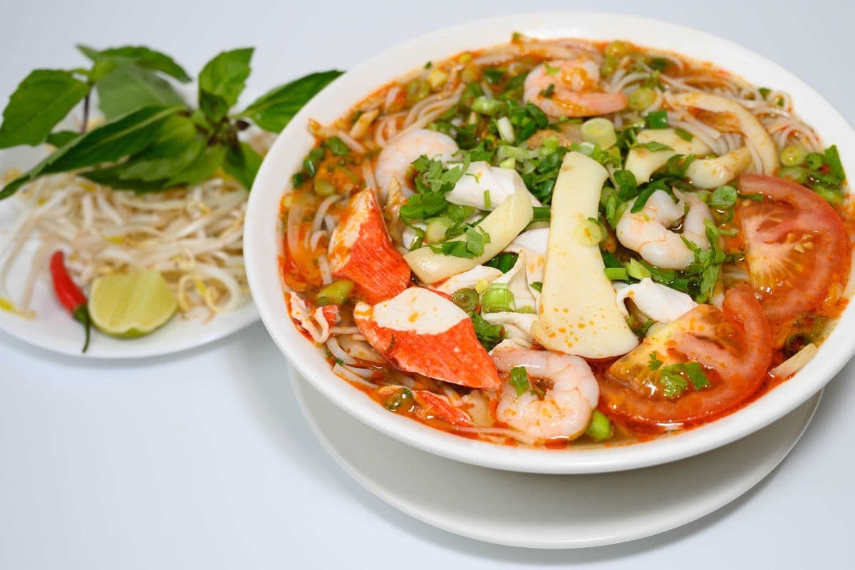 43. Spicy Peanut Satay Seafood Noodle Soup