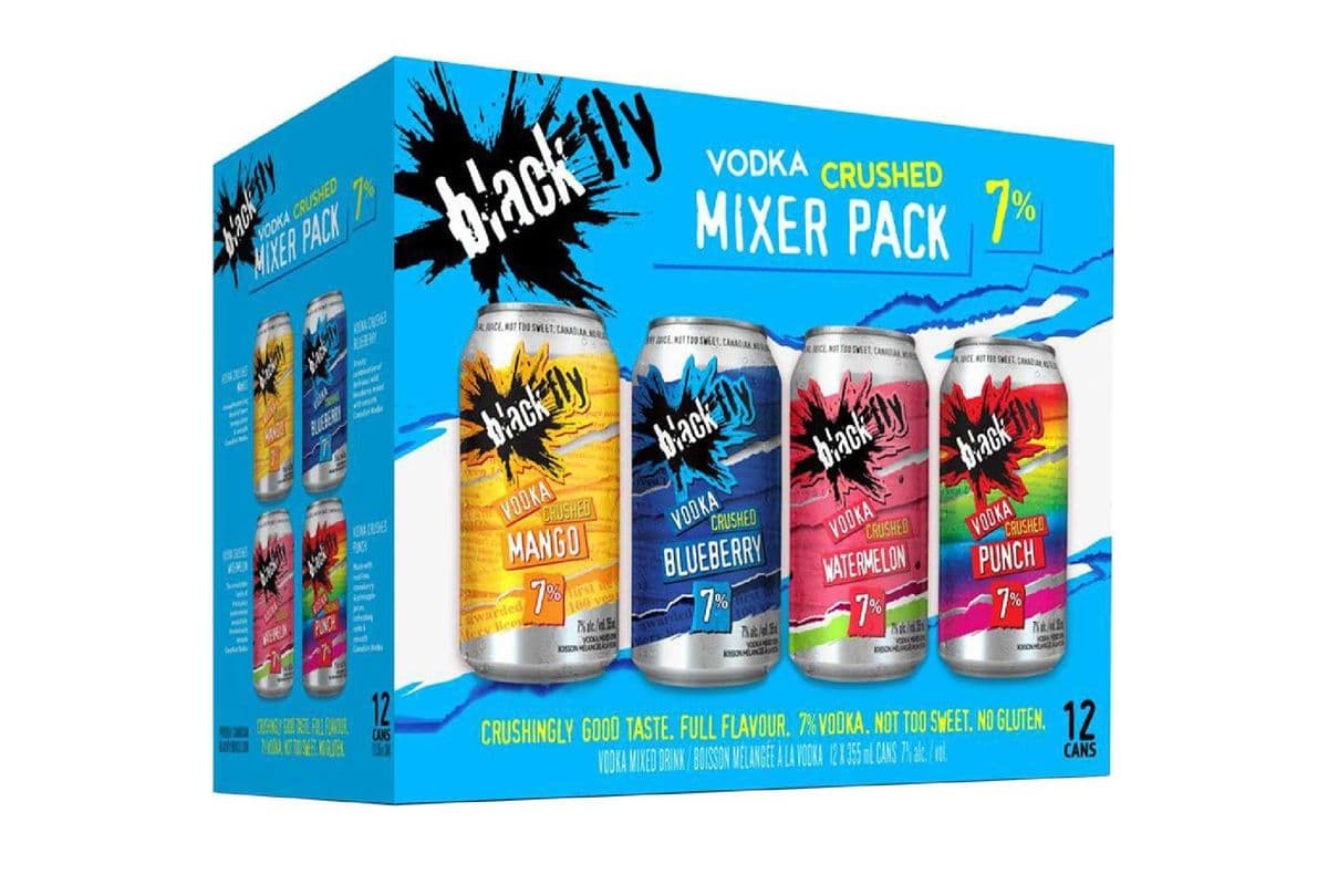 Black fly Vodka Crush Mixer Pack (12 x 355 ml)