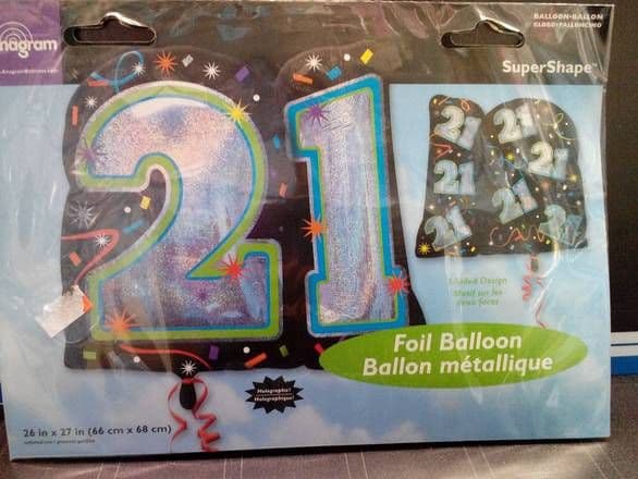 26"x27" Foil Balloon (21)
