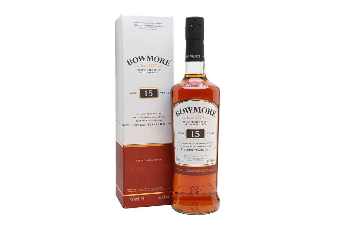Bowmore 15 Year Old-750ml (1 x 750ml)