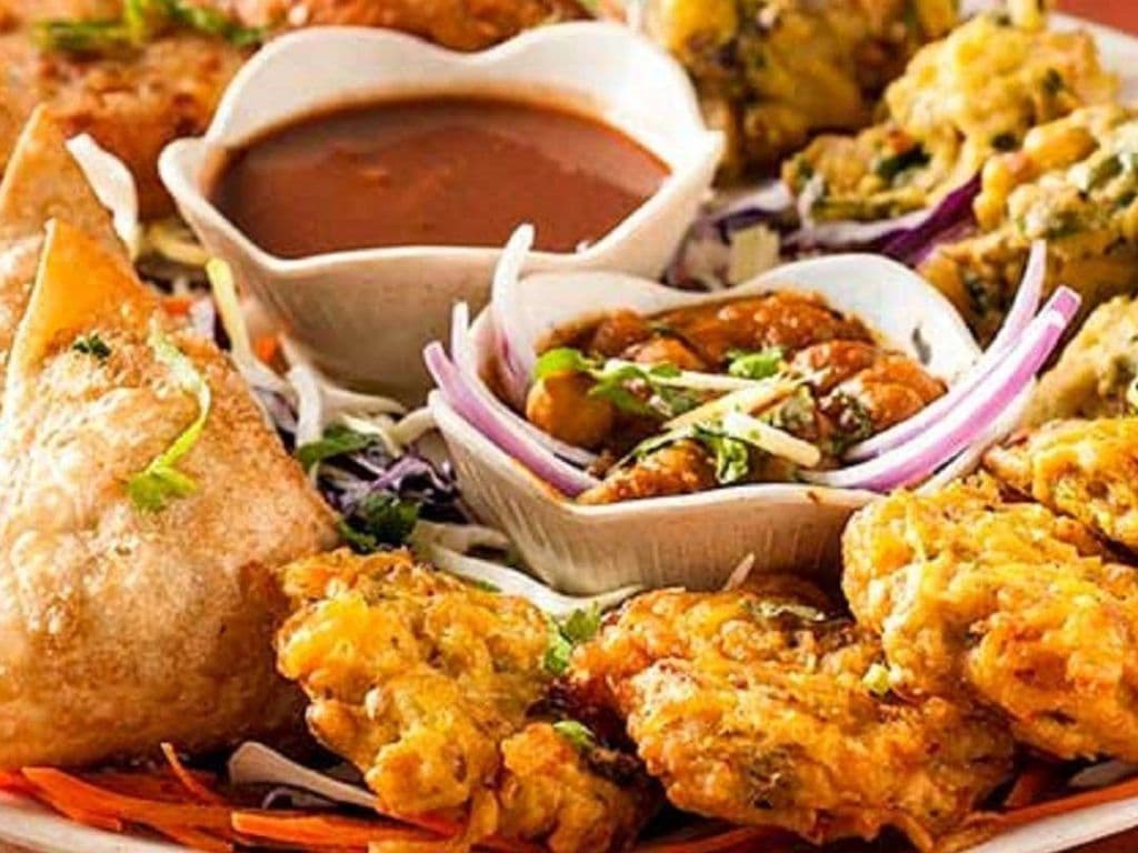 Green Chili Veggie Platter