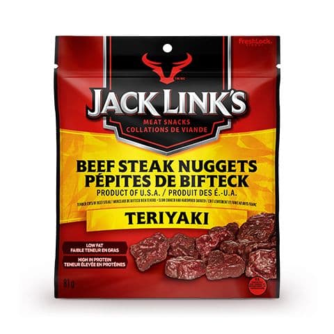 Jack Links Beef Steak Nuggets Teriyaki 81g