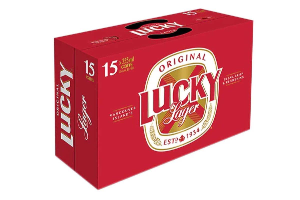 Lucky Lager (15 Pack Cans) (15 x 355 ml Cans)