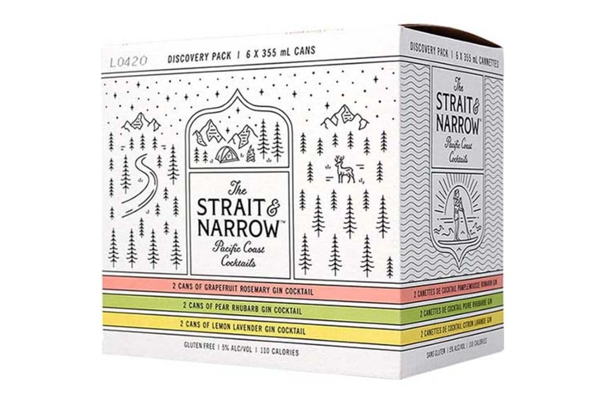 Strait and Narrow Discovery Gin (6 x 355ML )