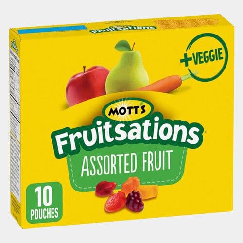 Mott's Fruits assortis (10 pouches) / Mott's Assorted Fruit (10 Sachets)