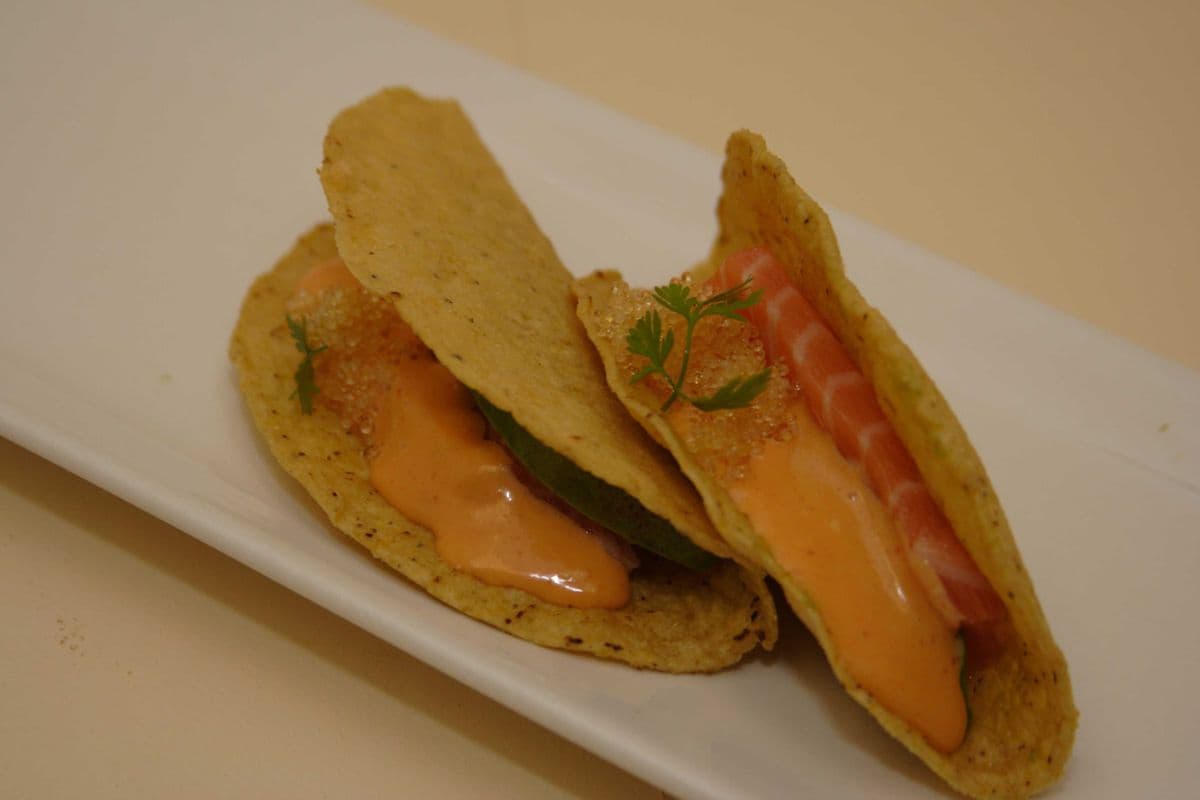 Spicy Salmon Taco