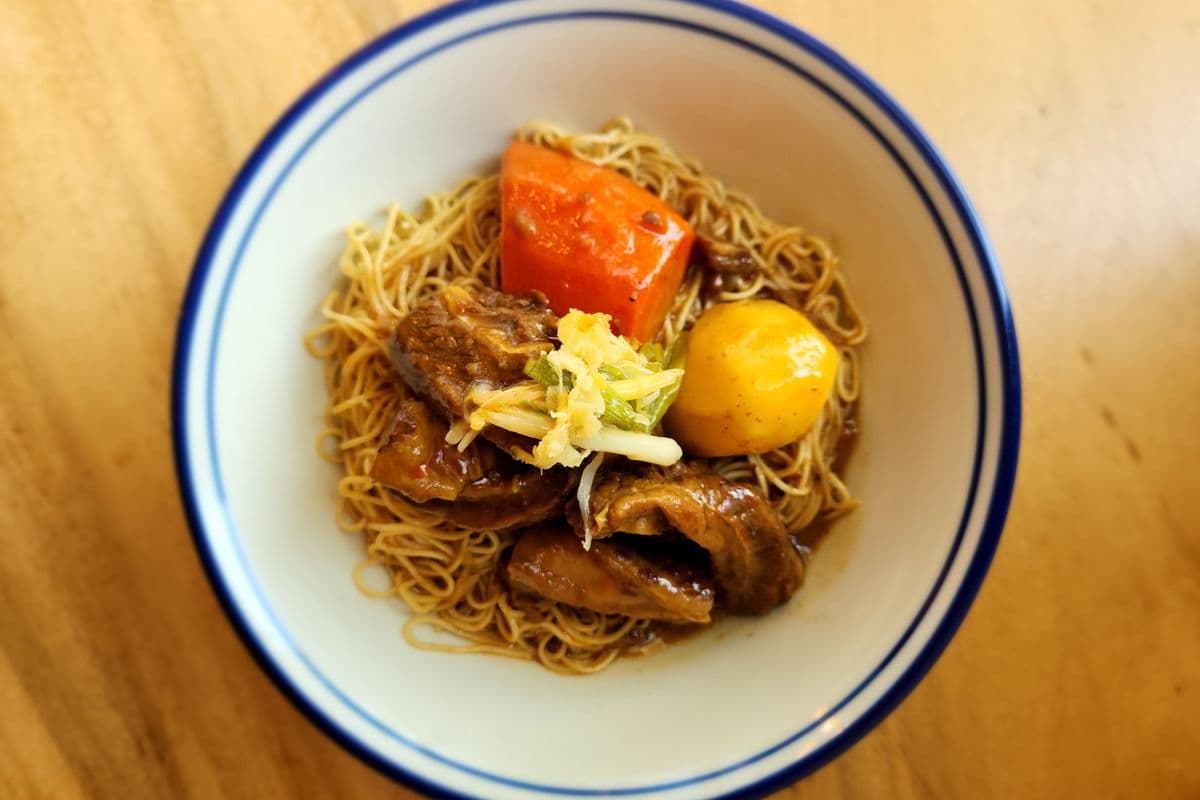 Beef Brisket Curry Stirred Noodles