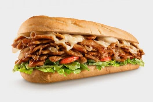 Chicken Teriyaki Sandwich and Cup Fries