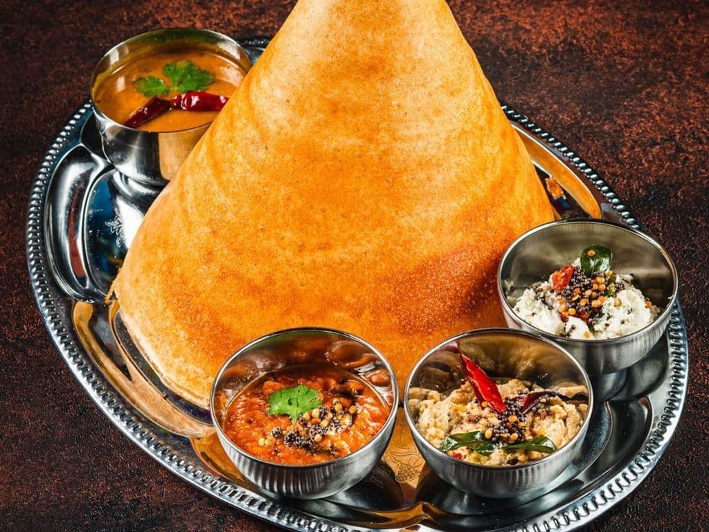Coriander Masala Dosa