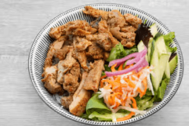 B7. Grilled Lemongrass Chicken Vermicelli - Bun Ga Nuong