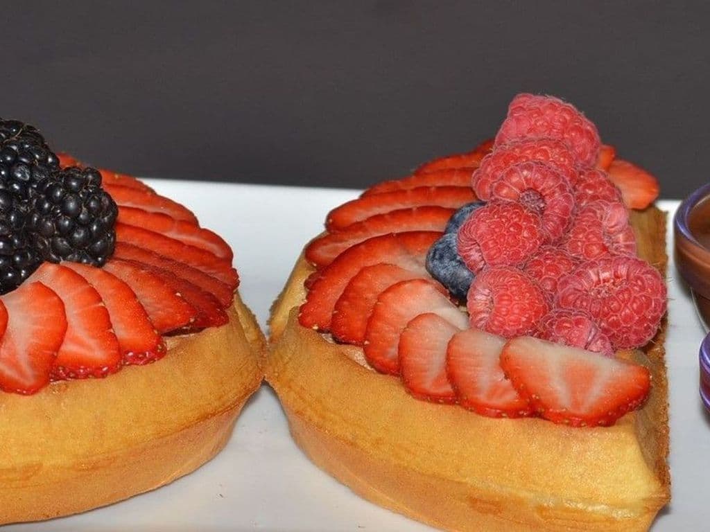 Gaufre aux baies / Berry waffle