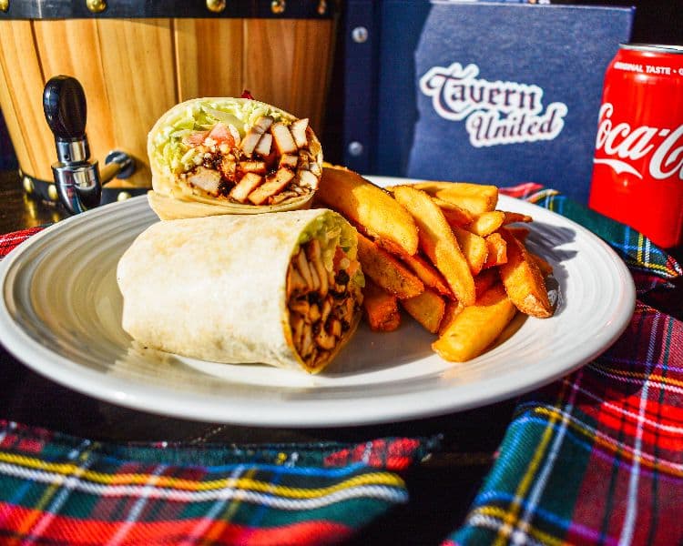 Cajun Chicken Wrap