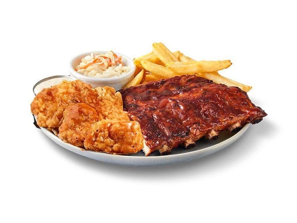 Wing & Rib Combo - Boneless Chicken