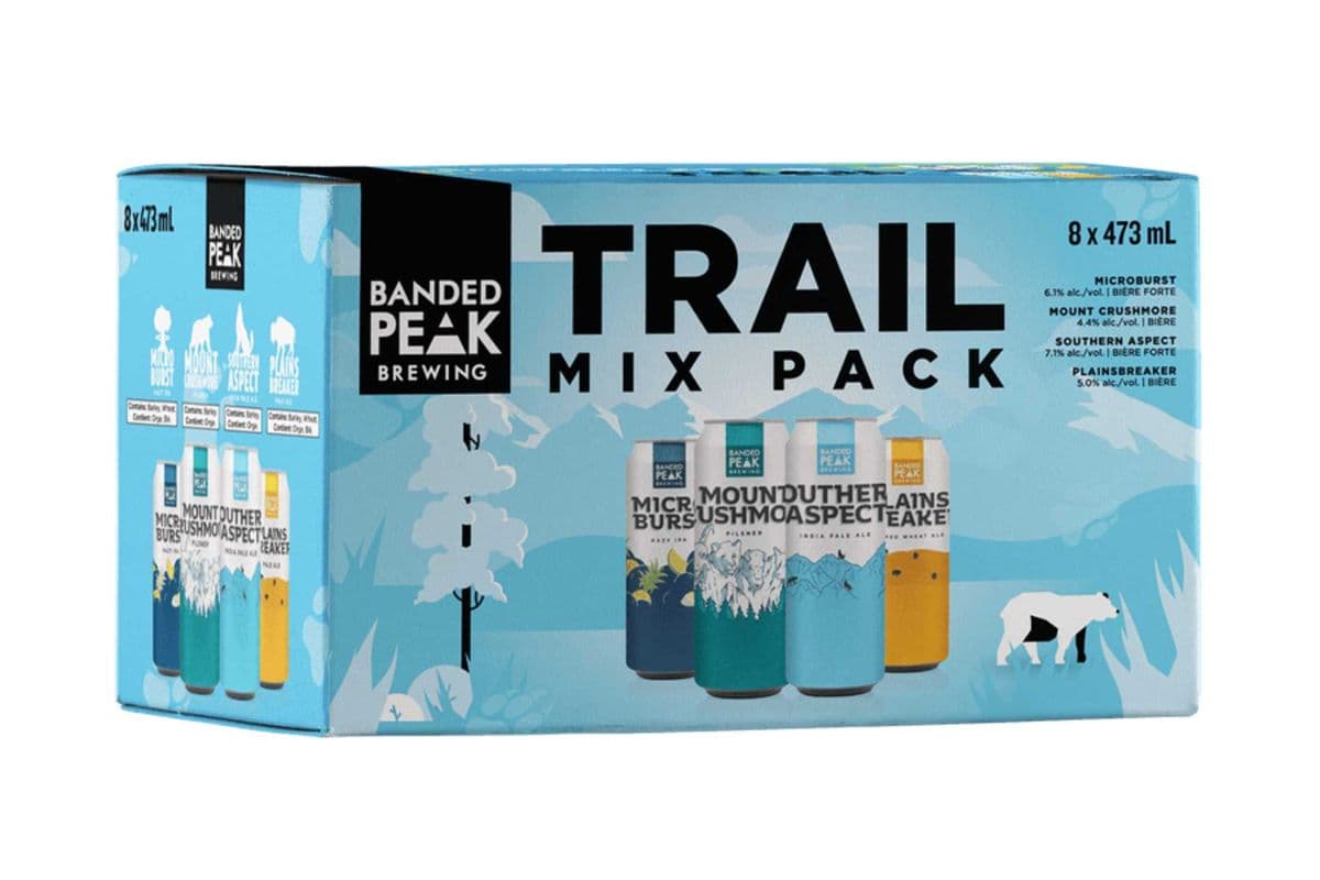 Banded Peak Trail Mixer Pack (8 Cans) (8 x 473ml)