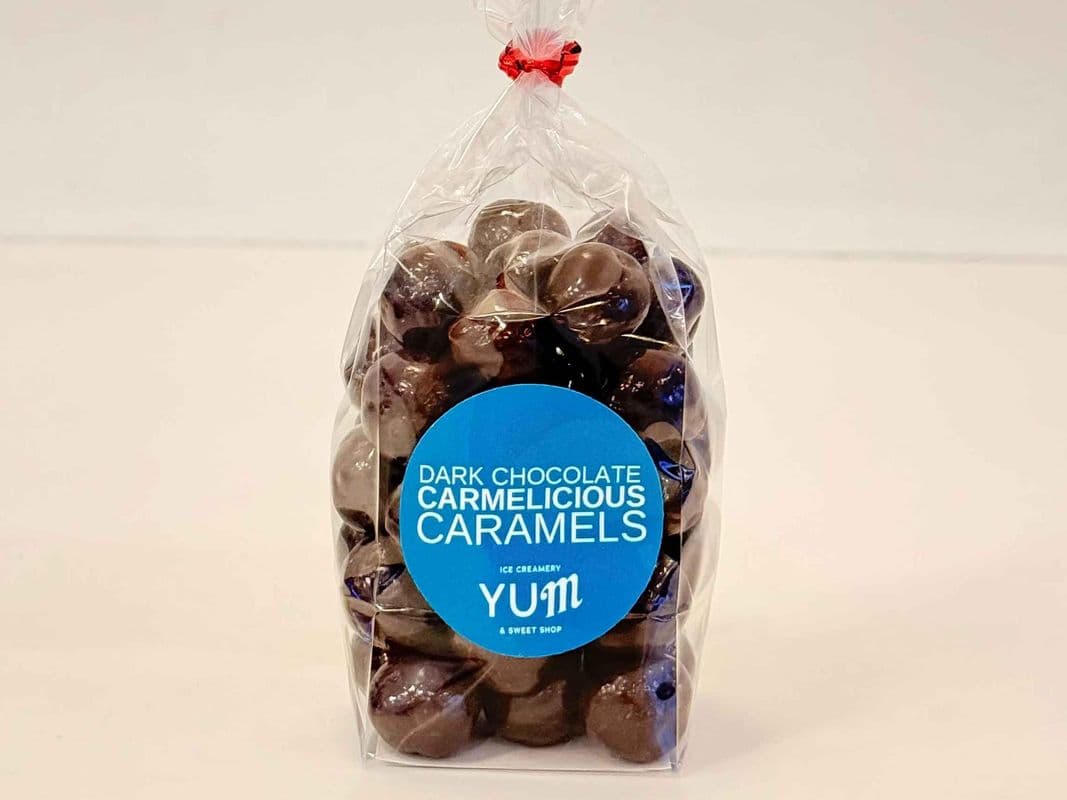Carmelicious Dark Chocolate Caramels