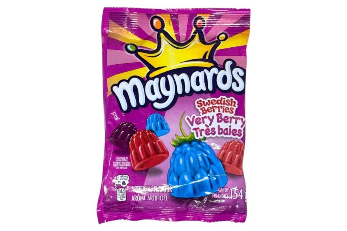 Maynards Swedish Berries, Very Berry Candy (154gm) (140 Cal)