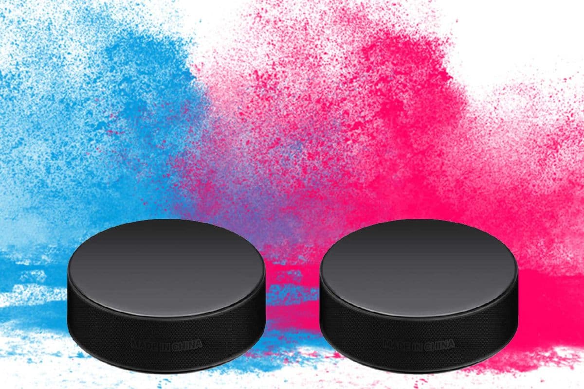 Gender Reveal Hockey Puck