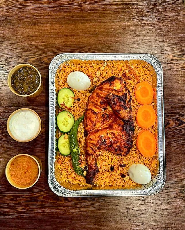 GRILLED CHICKEN MANDI (HALF CHICKEN))