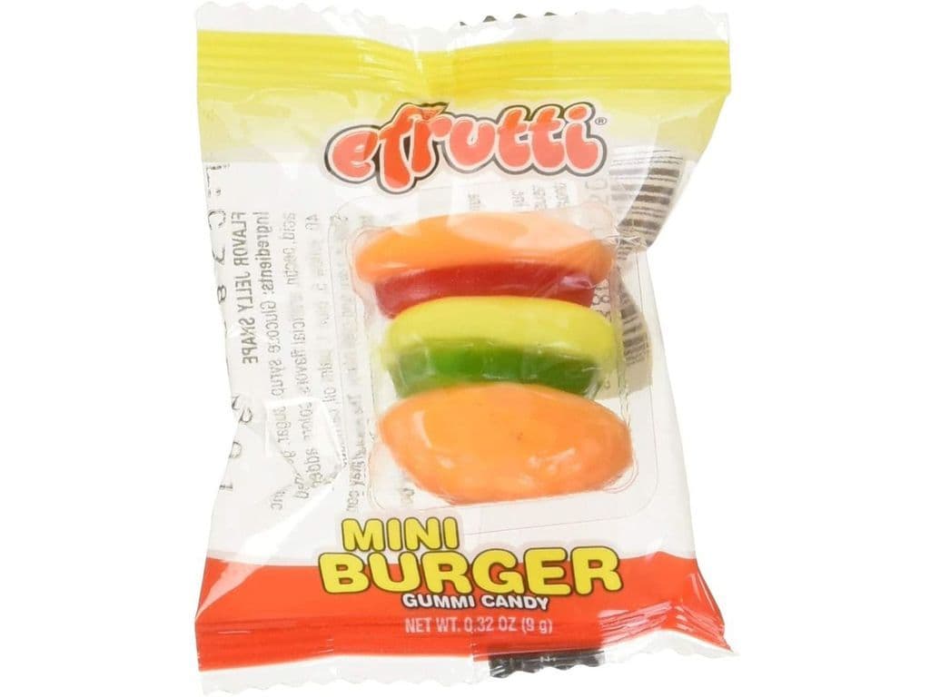 Efrutti Mini Burger Gummy Candy