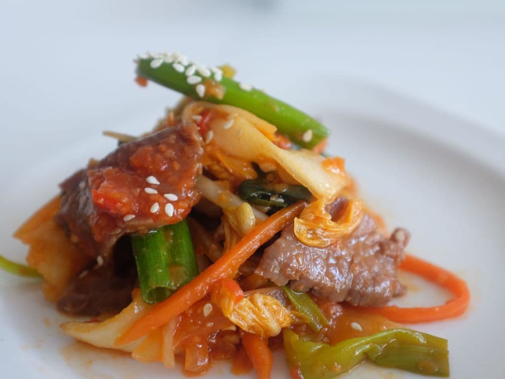 Stir Fried Kim Chi