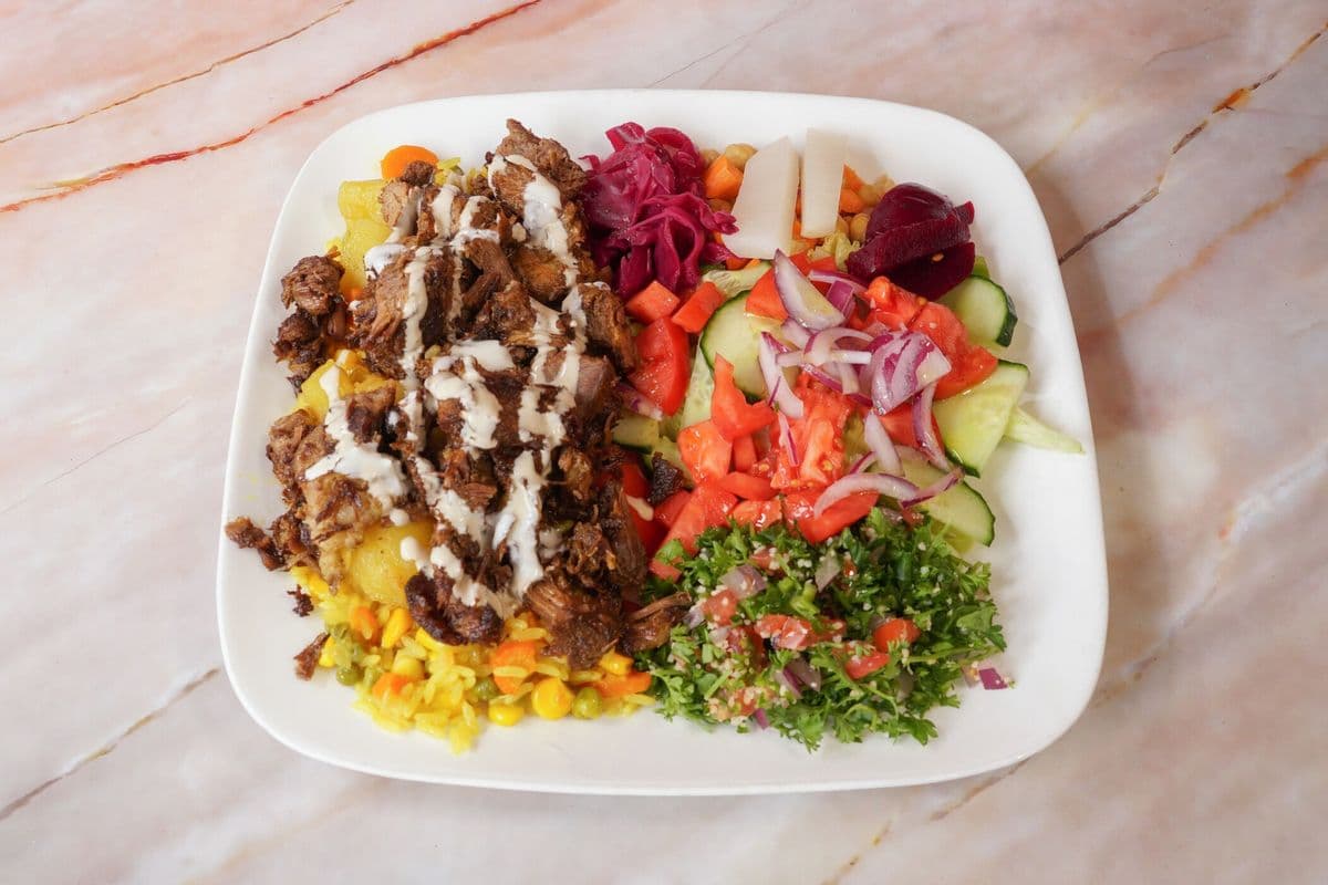 4. Lamb Shawarma Plate
