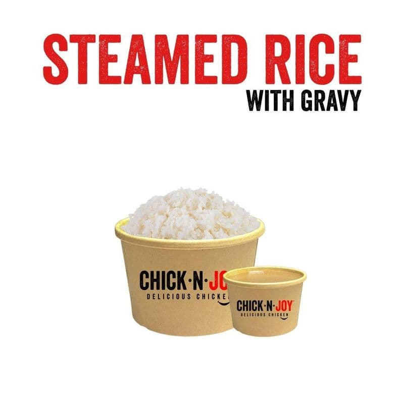 Steam Rice with Gravy