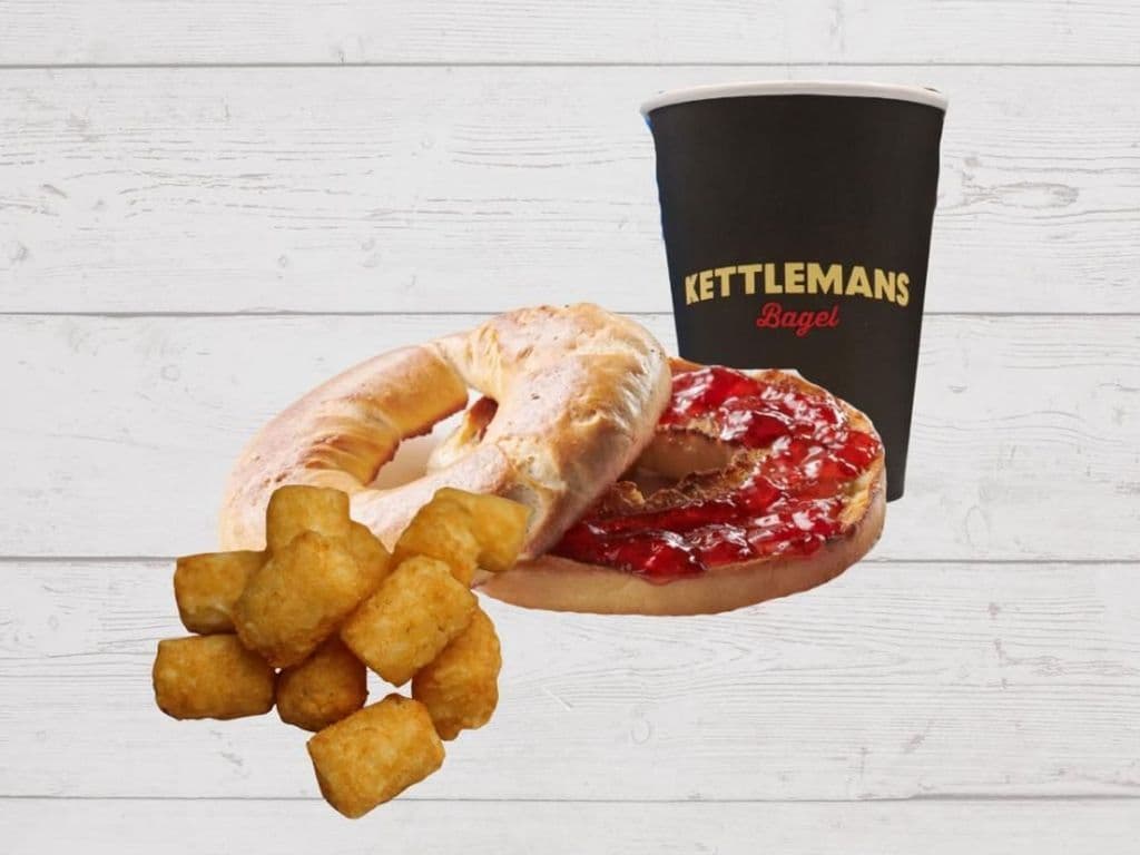 Combo bagel et confiture