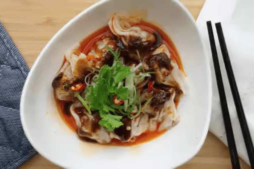 Wonton in Chili Sauce