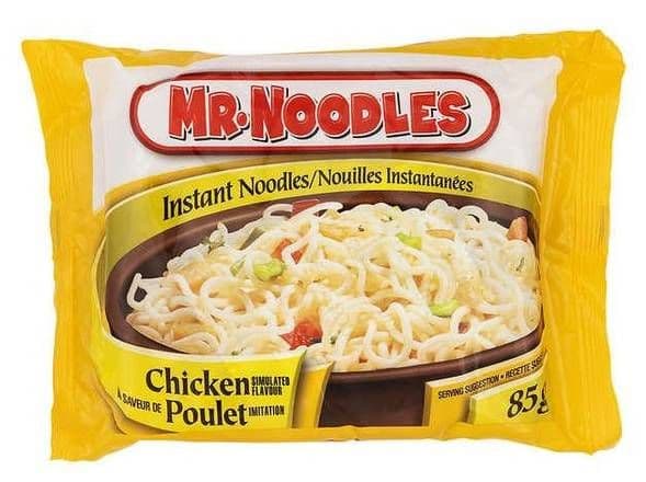 Mr. Noodles Nouilles instantanées Poulet 85g / Mr.Noodles instant noodles Chicken 85g