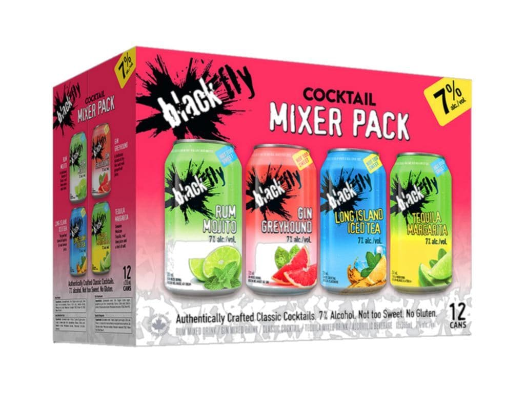 Black Fly - Classic Cocktail Mixer Pack