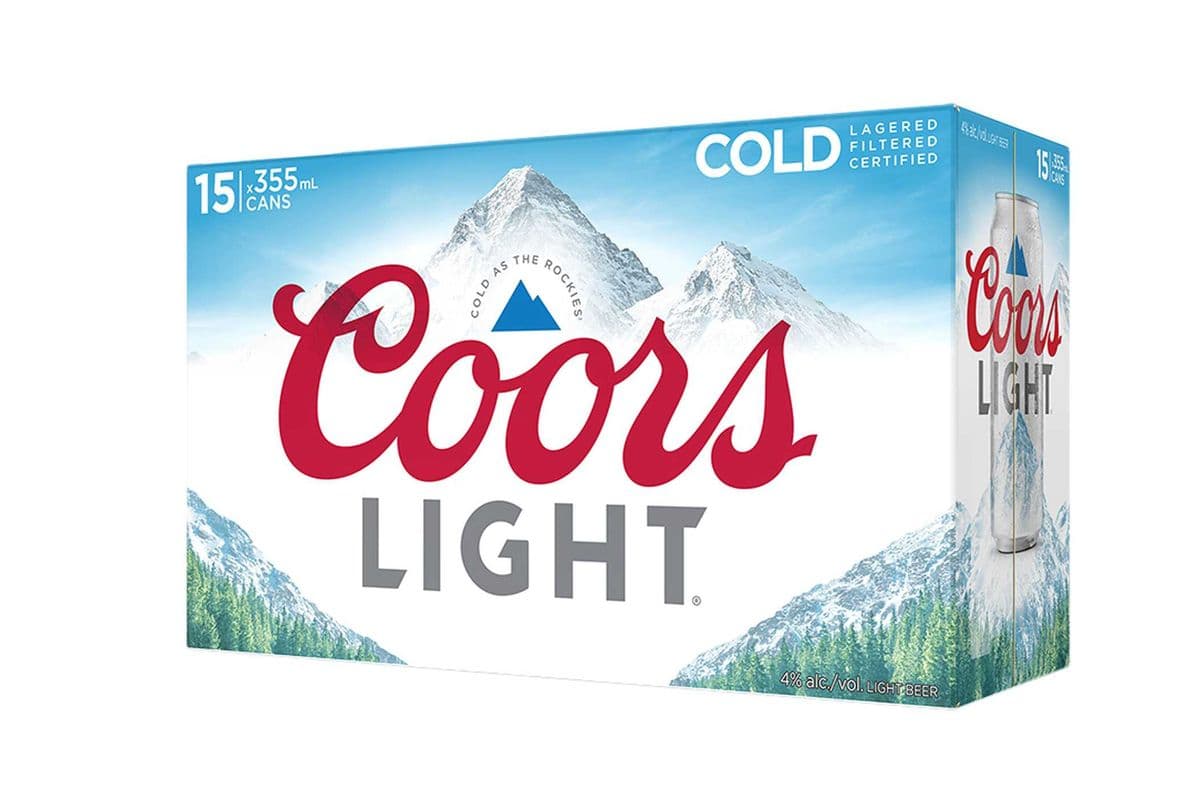 Coors Light 15pk (15 x 355 ml)