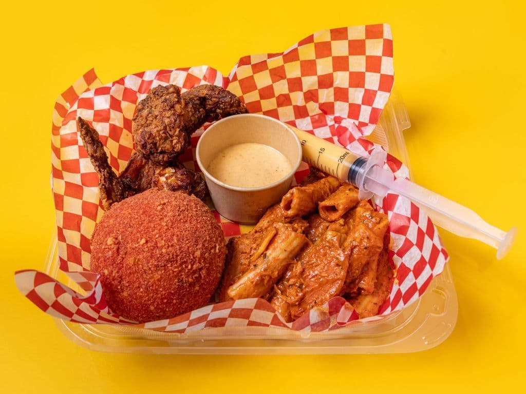 Boudin Ball (1) + Mini-Spicy  + Aile Poulet (2)