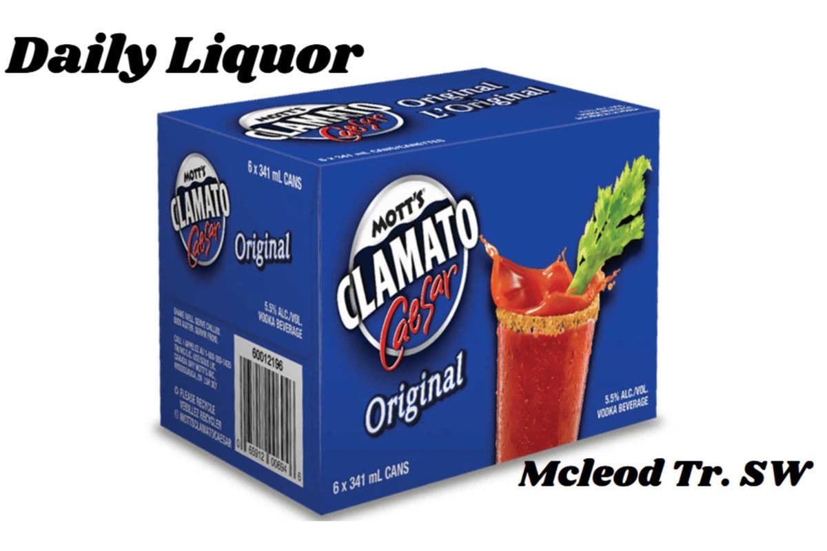 MOTT'S CLAMATO ORIGINAL 6 CANS (1 x 341ML)